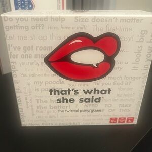 That's What She Said Party Game